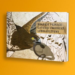 Album edukacyjny "Rzadkie i ginące gatunki zwierząt Lubelszczyzny", wydanie drugie.